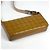 Borsa a tracolla Chanel in pelle verniciata marrone - vista 2