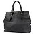 Bottega Veneta Shopper aus schwarzem Leder