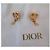 Dior orecchini a cuore perle e strass dorati - vista 7
