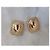 Christian Dior orecchini placcati oro con strass - vista 2