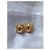Christian Dior orecchini placcati oro con strass - vista 7