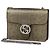 Borsa a tracolla in pelle Gucci Interlocking G