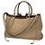 Fendi Handtasche aus braunem Leder und Wildleder