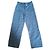 Autre Marque Wrangler Jean Barrel High Rise Monograma en Denim Azul