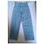 Autre Marque Wrangler Jean Barrel High Rise Monograma en Denim Azul - vista 2