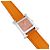 Reloj para Mujer Hermès, "Heure H", acero, esfera naranja. - vista 2