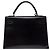 Hermès HERMES Kelly 32 Tasche aus dunkelblauem Leder - 104022 - Ansicht 3