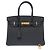 Hermès HERMES Birkin 30 Tasche aus grauem Leder - 104034