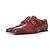 Santoni, scarpa double monk strap in coccodrillo marrone