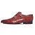 Santoni, scarpa double monk strap in coccodrillo marrone - vista 2