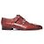 Santoni, scarpa double monk strap in coccodrillo marrone - vista 5