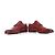 Santoni, scarpa double monk strap in coccodrillo marrone - vista 6