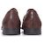 Santoni, mocassini penny in camoscio texturizzato marrone - vista 3