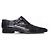Santoni, scarpe in alligatore Black Edward 9156 - vista 4