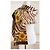 Dolce & Gabbana Stola in Seta Girasoli e Stampa Zebra - vista 10