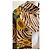 Dolce & Gabbana Stola in Seta Girasoli e Stampa Zebra - vista 9