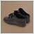 Chanel Sneakers in pelle nera e vernice - vista 10