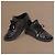 Chanel Sneakers in pelle nera e vernice - vista 2