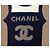 Chanel Abito Top in Maglia senza Maniche Blu Navy - vista 7