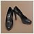 Chanel Escarpins Plateforme Cuir Noir - vue 2