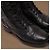 Chanel Stivaletti combat pelle matelassé nera - vista 10