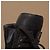 Chanel Stivaletti combat pelle matelassé nera - vista 12