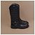 Stivali Chanel Dallas Pelle Blu Navy Stelle - vista 3