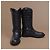 Stivali Chanel Dallas Pelle Blu Navy Stelle - vista 9