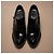 Chanel Mocassini con tacco in pelle nera con catena - vista 3