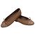 Chanel Classic Ballerinas aus gestepptem Leder Etoupe