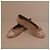Chanel Classic Ballerinas aus gestepptem Leder Etoupe - Ansicht 2