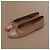Chanel Classic Ballerinas aus gestepptem Leder Etoupe - Ansicht 4
