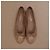 Chanel Classic Ballerinas aus gestepptem Leder Etoupe - Ansicht 9