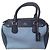 Borsa Coach in pelle blu e azzurro