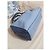 Borsa Coach in pelle blu e azzurro - vista 8