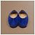 Chanel Gabrielle Ballerine Camoscio Blu - vista 6