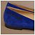 Chanel Gabrielle Ballerine Camoscio Blu - vista 9