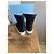 Lanvin Sneakers Alte in Camoscio Nero e Bianco - vista 2