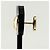 Boucles d'oreilles puces Louis Vuitton en or jaune 18K - vue 2