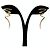 Autre Marque Boucles d'oreilles Tiffany & Co. Scribble en or jaune Paloma Picasso