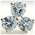 Autre Marque Pendientes de botón Tiffany & Co. Aria Aquamarine - vista 2