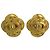 Orecchini a clip Chanel placcati in oro