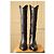 Maje Botas Cowboy em Couro Preto - vista 5