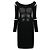 Autre Marque Abito Versace Jeans Couture nero con cut-out