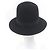 Cappello Bowler Hermès 58 in pelliccia di coniglio ricamata - vista 3