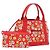 Balenciaga Navy Cabas S Tote Bag Canvas Red Silver 339933