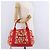 Balenciaga Navy Cabas S Tote Bag Canvas Red Silver 339933 - vista 26