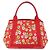 Balenciaga Navy Cabas S Tote Bag Canvas Red Silver 339933 - vista 3