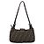 FENDI Zucca Canvas Mamma Baguette Shoulder Bag Black Brown - vista 2
