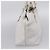 FENDI Celeria Tote Bag Leather White Silver - vista 4